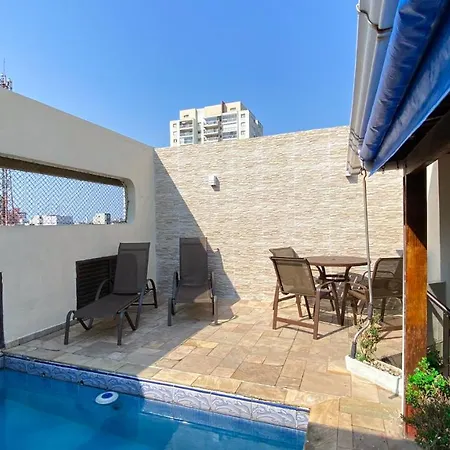 Cobertura de 3 quartos com churrasqueira e piscina-2